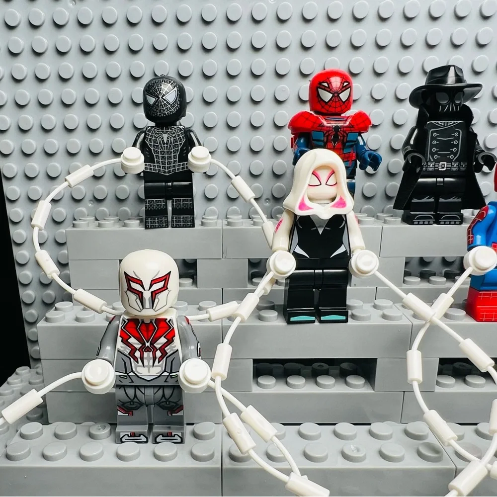 Spider Man Custom Minifigures Lot of 8